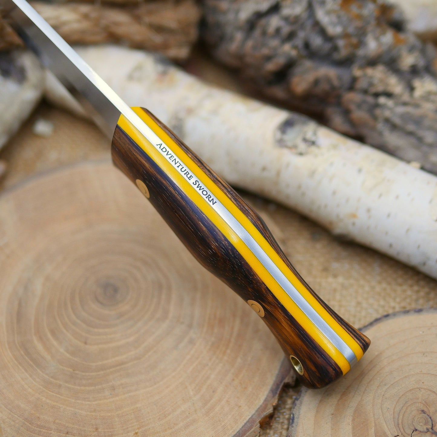 Tradesman: Zebrawood and Yellow G10