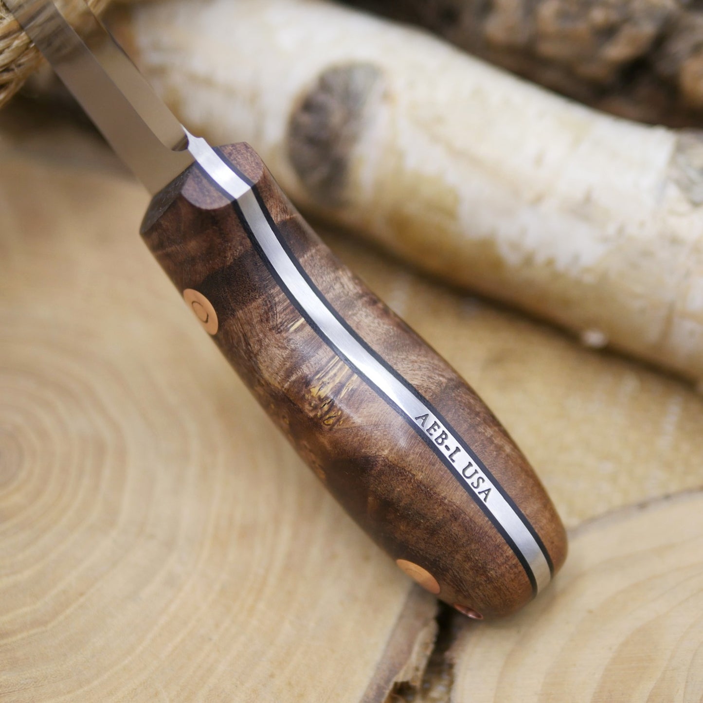Walker: AEB-L, Stabilized Maple Burl