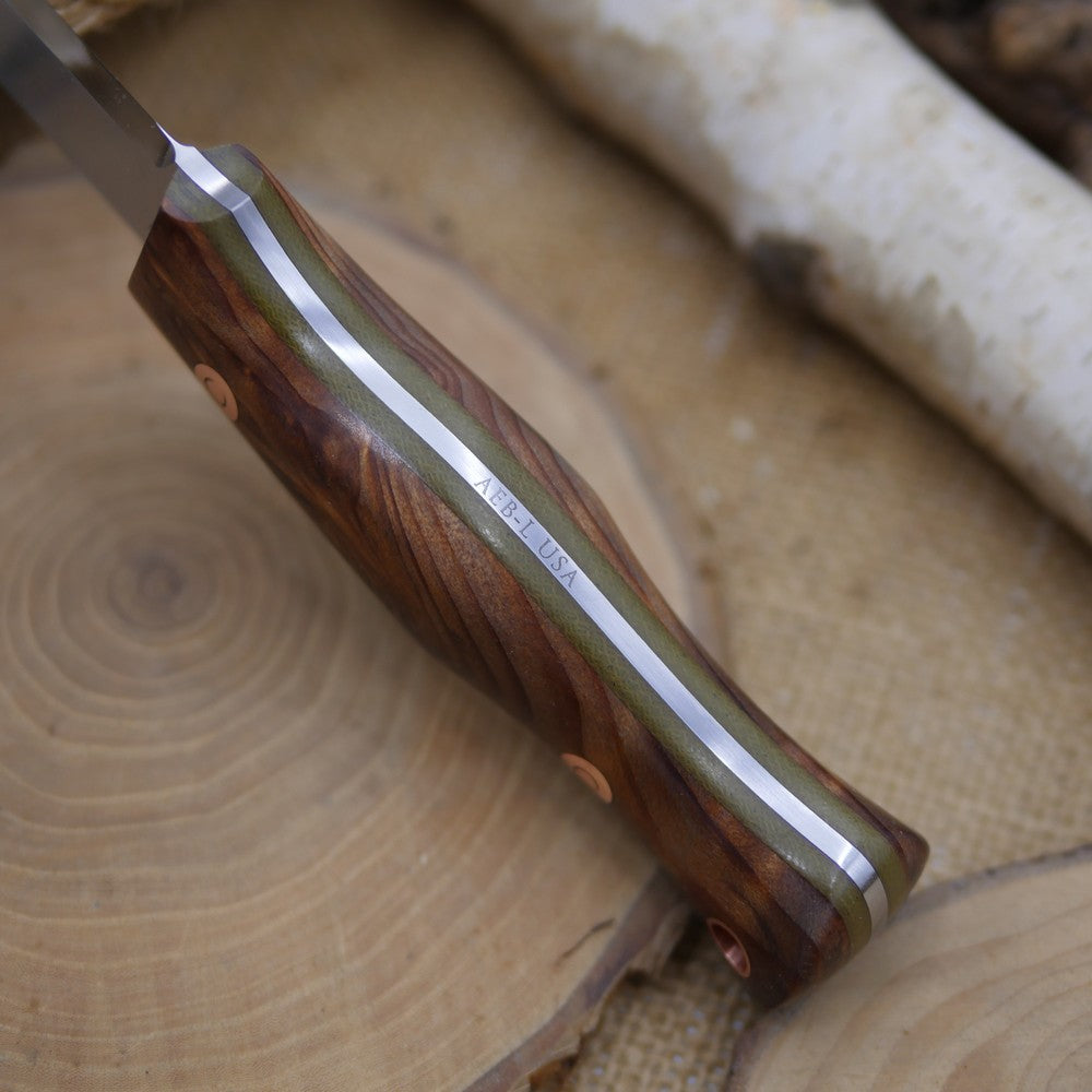 Explorer: AEB-L, Redwood Burl & Green Canvas