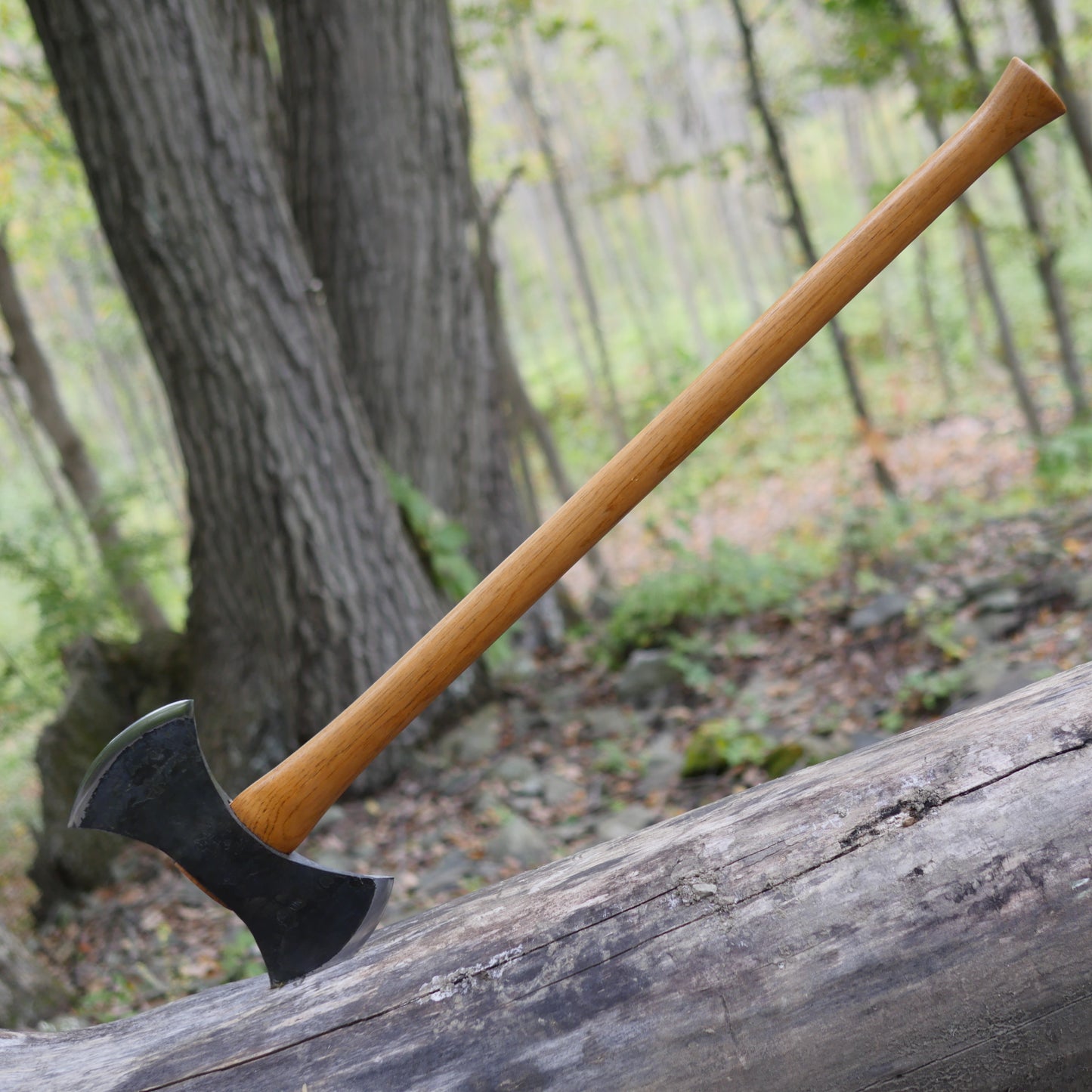 Gransfors Bruks Double-Bit Working Axe With Custom Sheaths