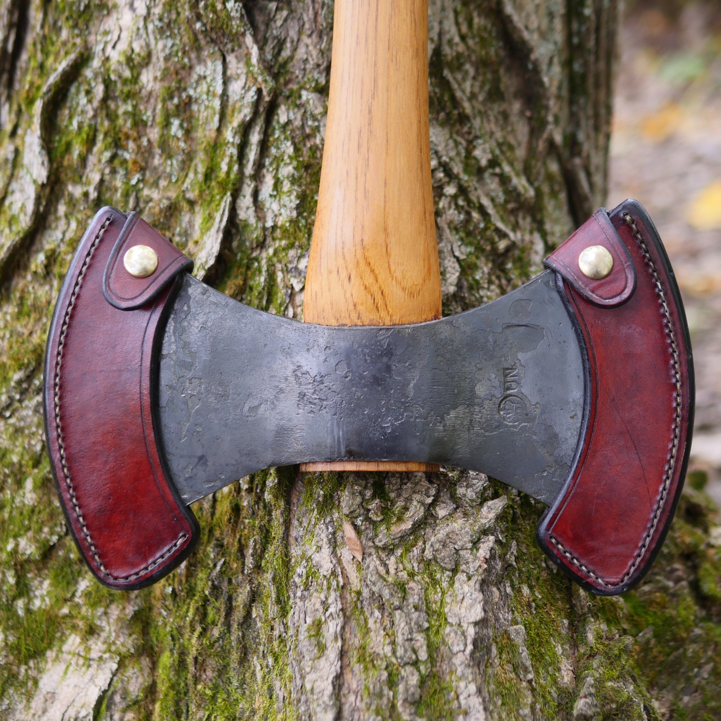 Gransfors Bruks Double-Bit Working Axe With Custom Sheaths