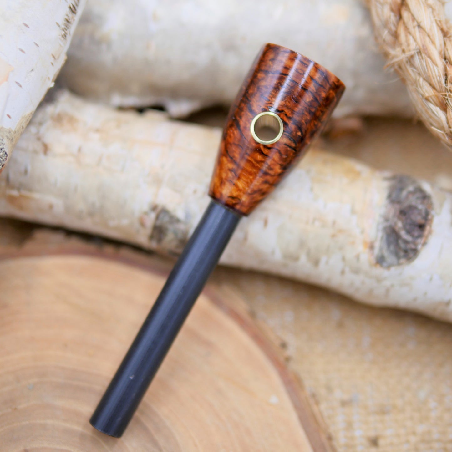 Firesteel: Karelian Birch & Brown Linen Liner