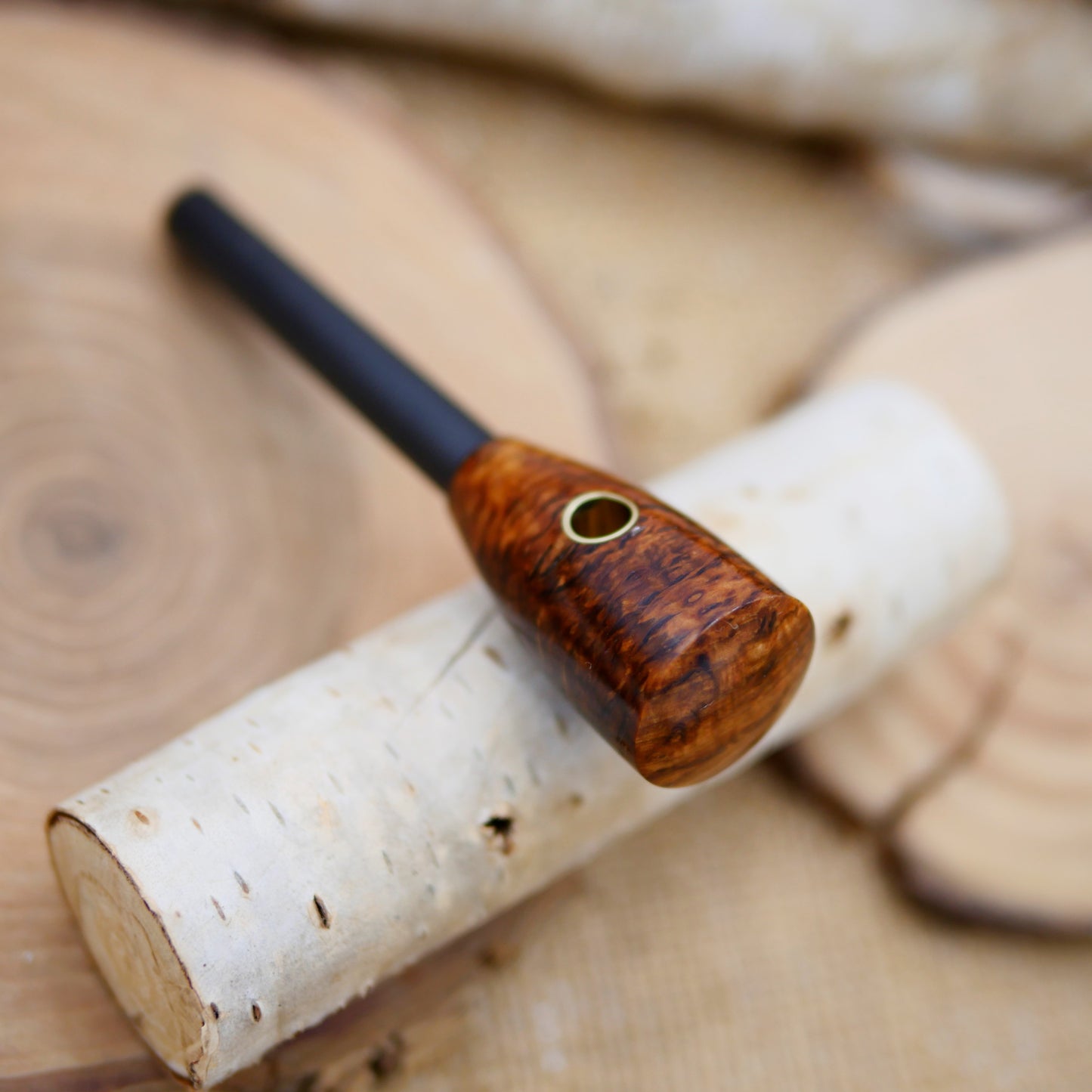 Firesteel: Karelian Birch & Brown Linen Liner