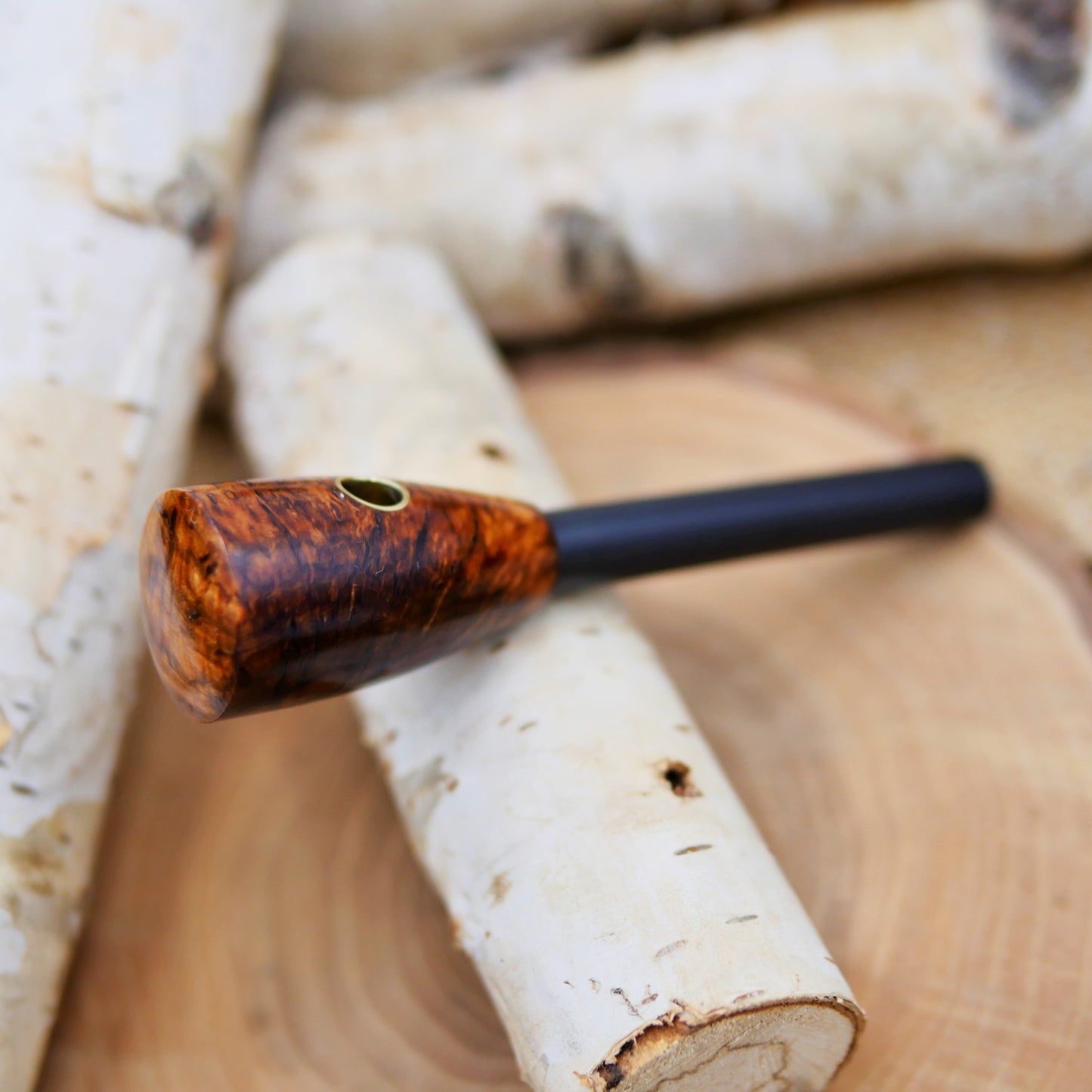 Firesteel: Karelian Birch & Brown Linen Liner