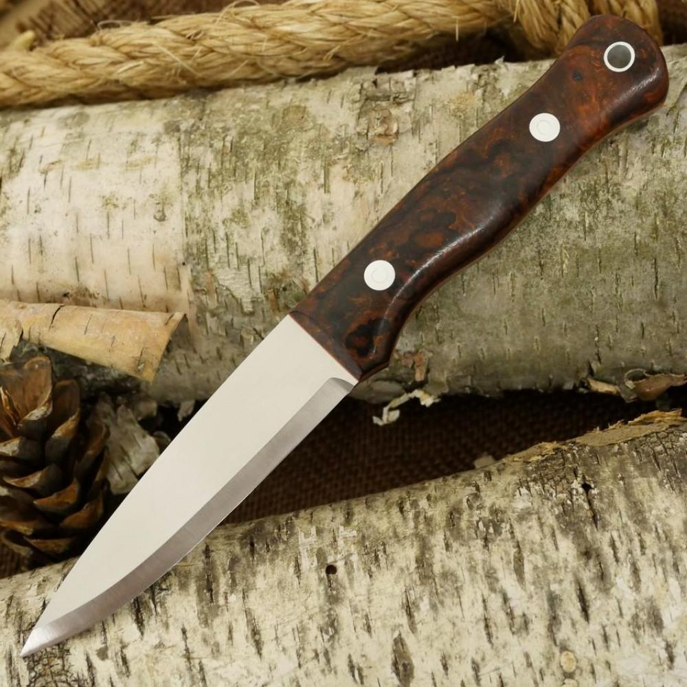 Mountaineer: Ironwood Burl & Orange G10