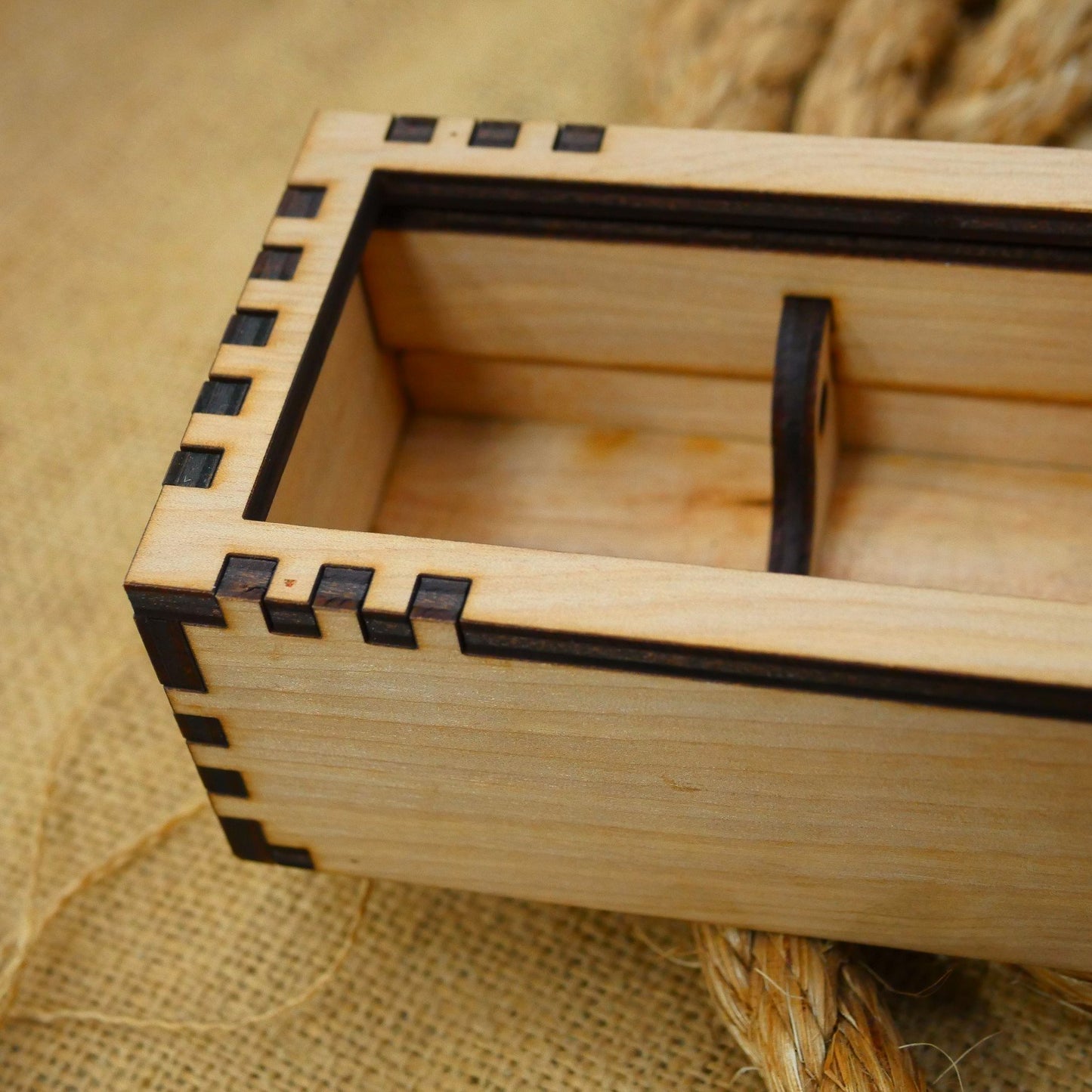Wooden Knife Box