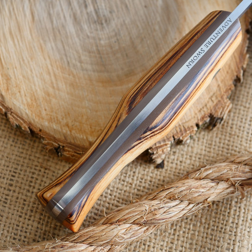 Mountaineer: Zebrawood & Earth Brown G10