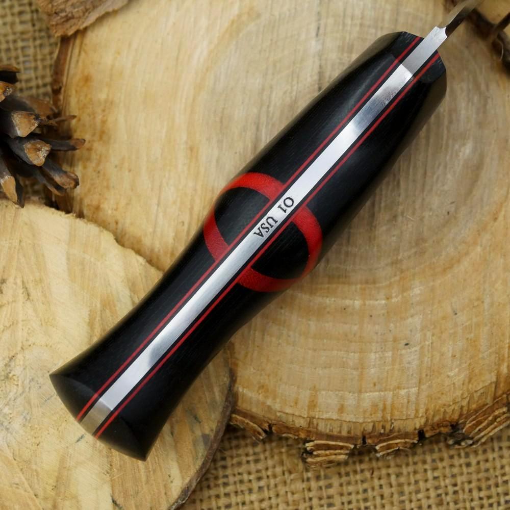 Classic: Black Canvas & Red Linen - Adventure Sworn Bushcraft Co.