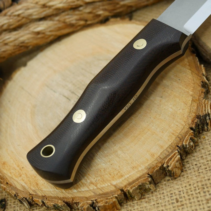 Classic: 2nds, Dark Olive Canvas Micarta - Adventure Sworn Bushcraft Co.