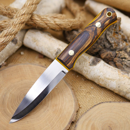 Classic: Zebrawood and Yellow G10