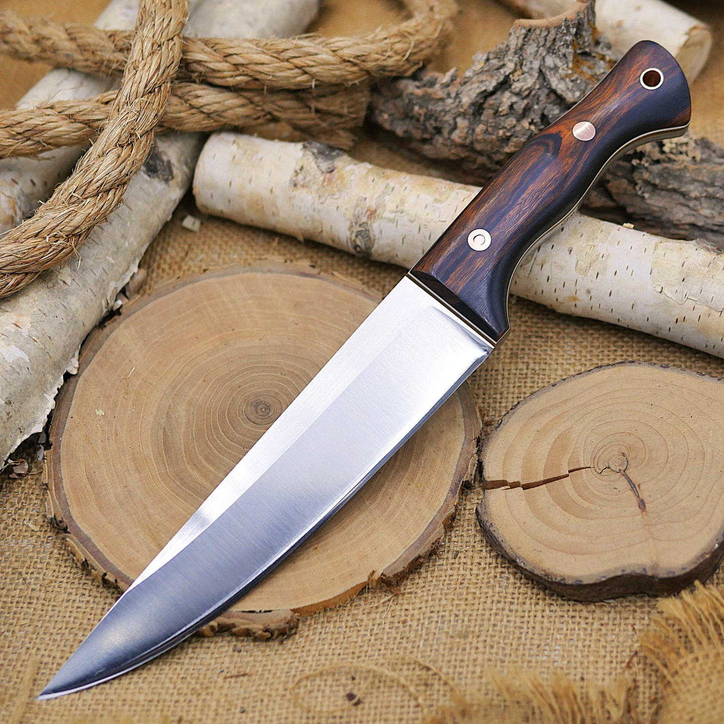 Tradesman 7.25": Ironwood, Coyote Tan & White Liners