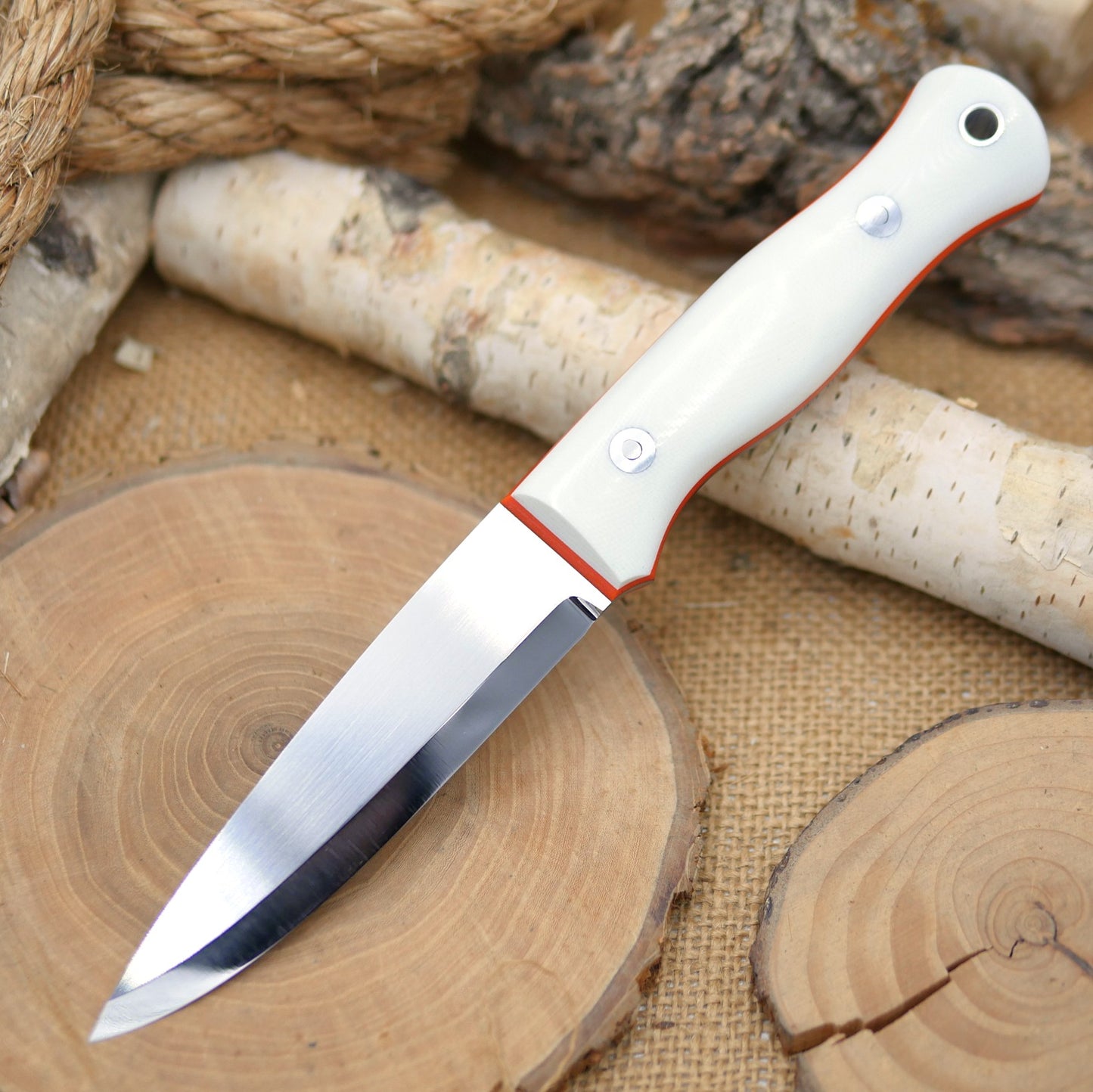 [In-Stock] Mountaineer: White & Orange G10