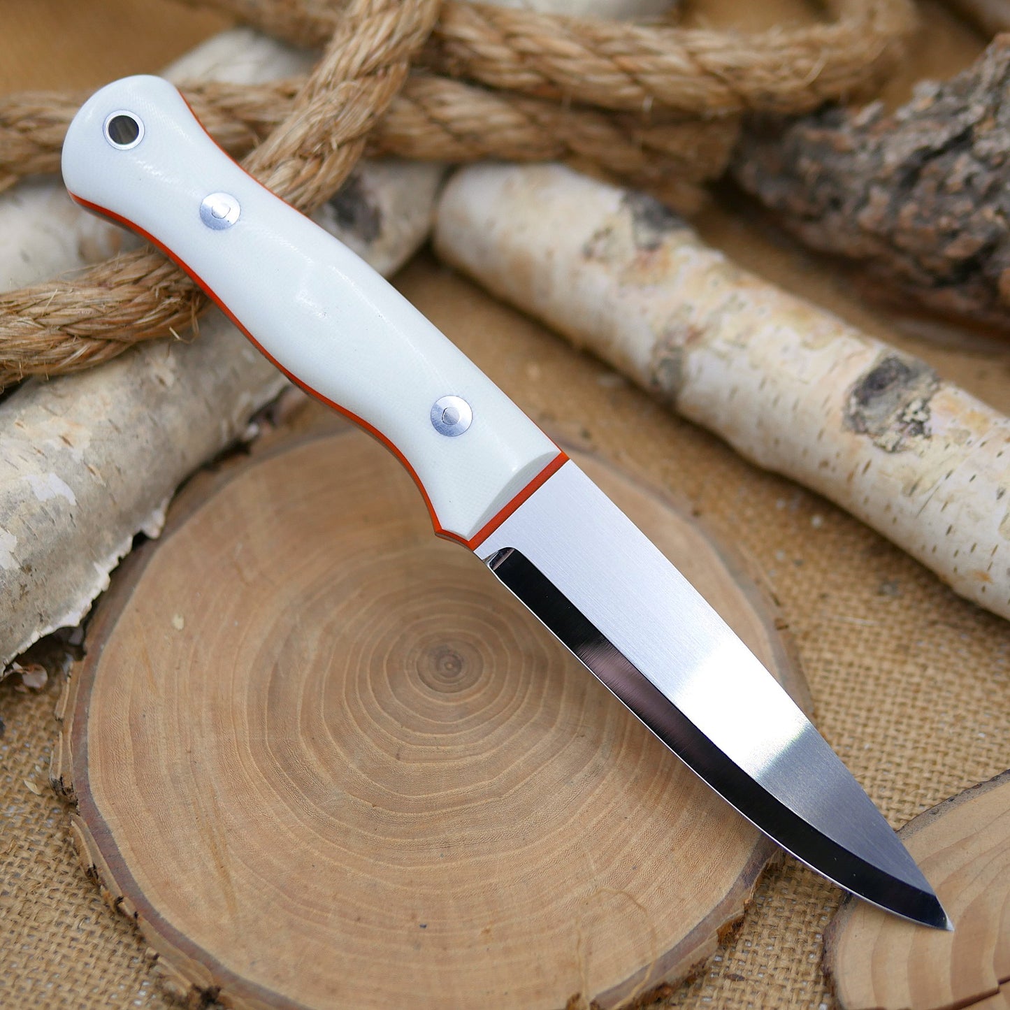 [In-Stock] Mountaineer: White & Orange G10
