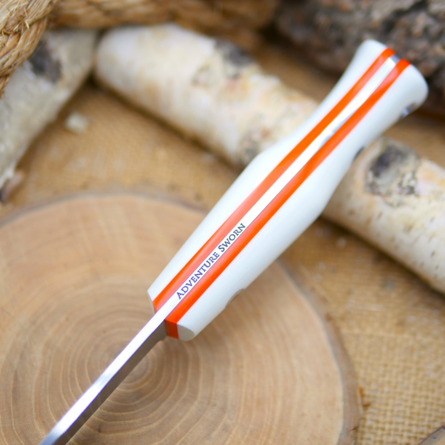 [In-Stock] Mountaineer: White & Orange G10