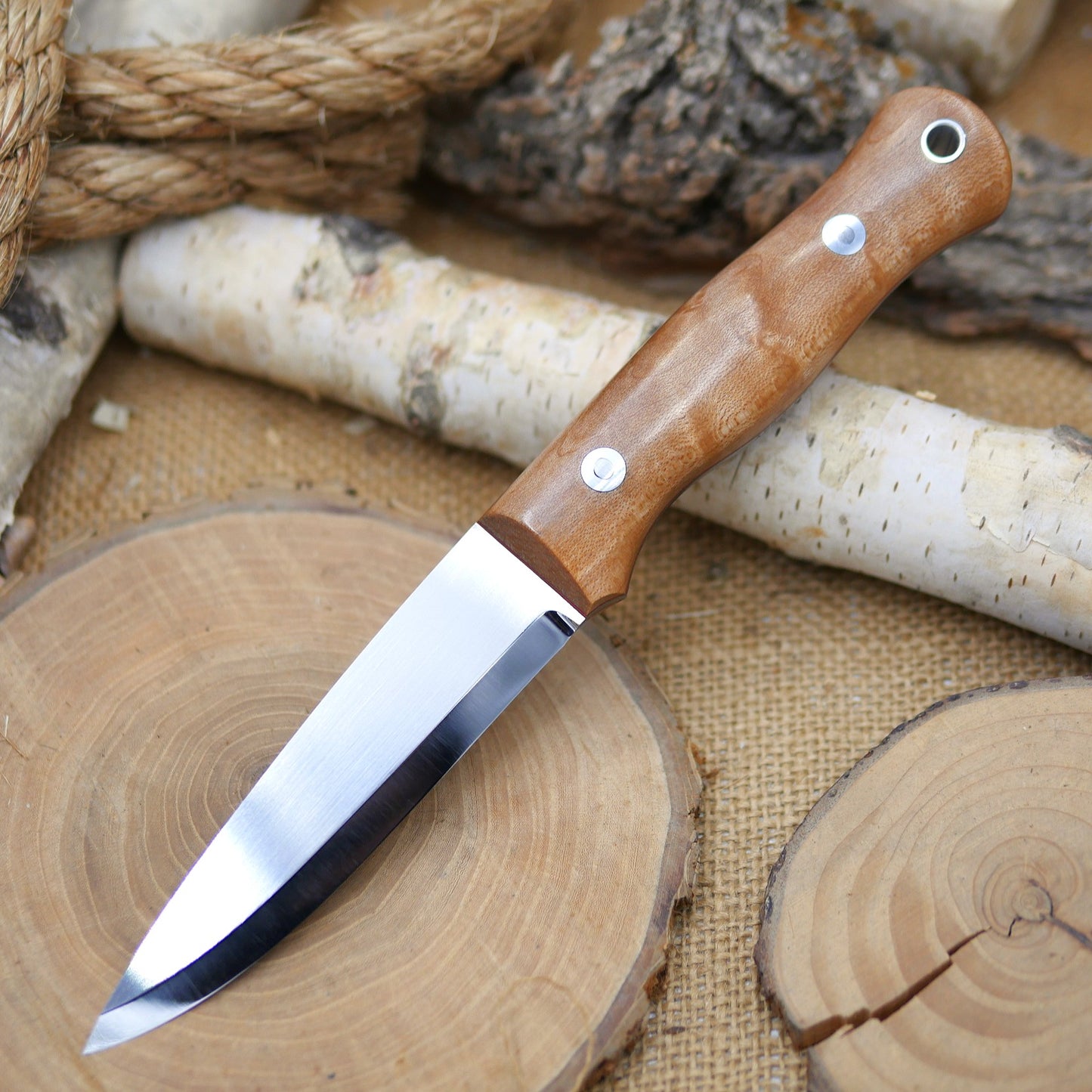 Mountaineer: Stabilized Maple & Cinnamon Red Liners