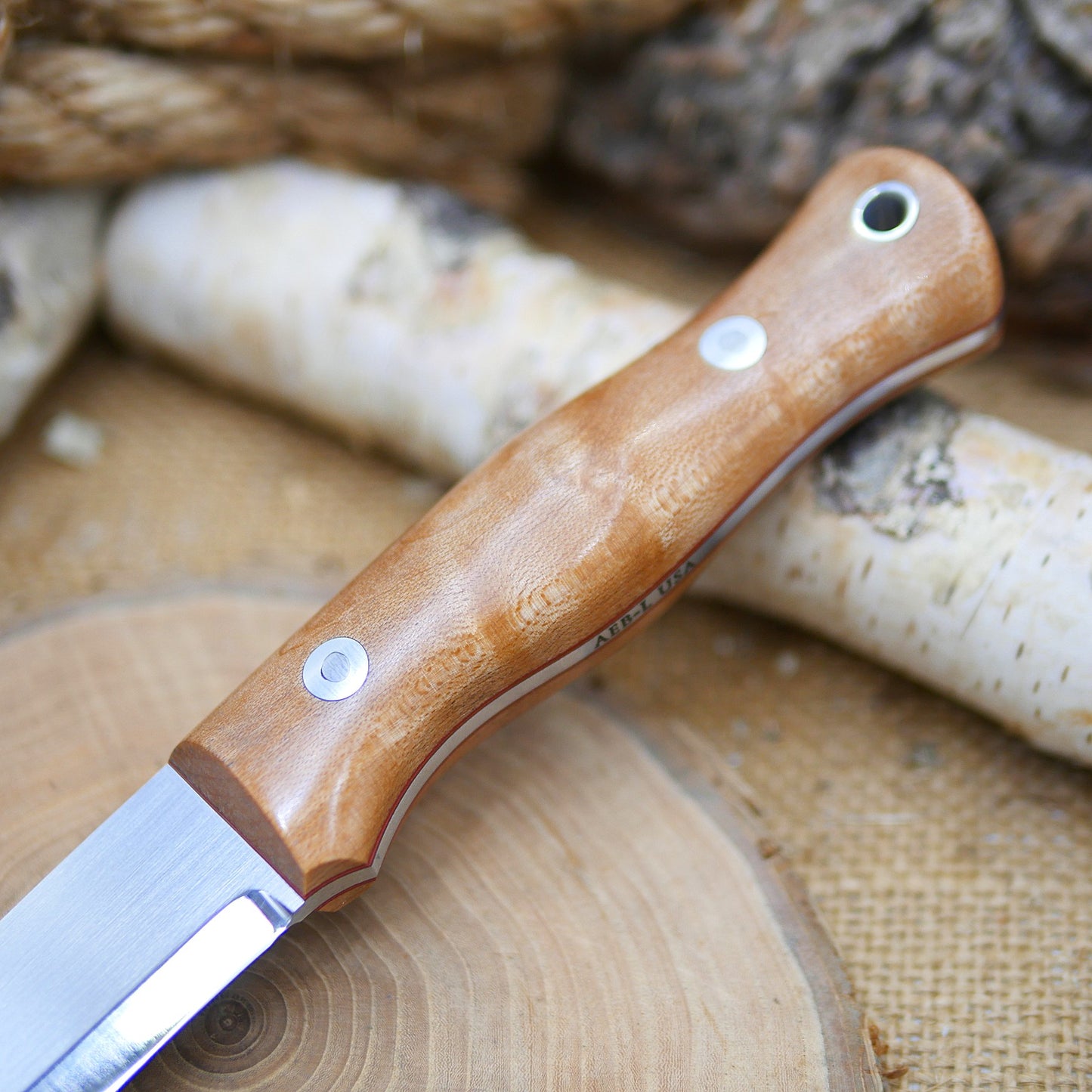 Mountaineer: Stabilized Maple & Cinnamon Red Liners