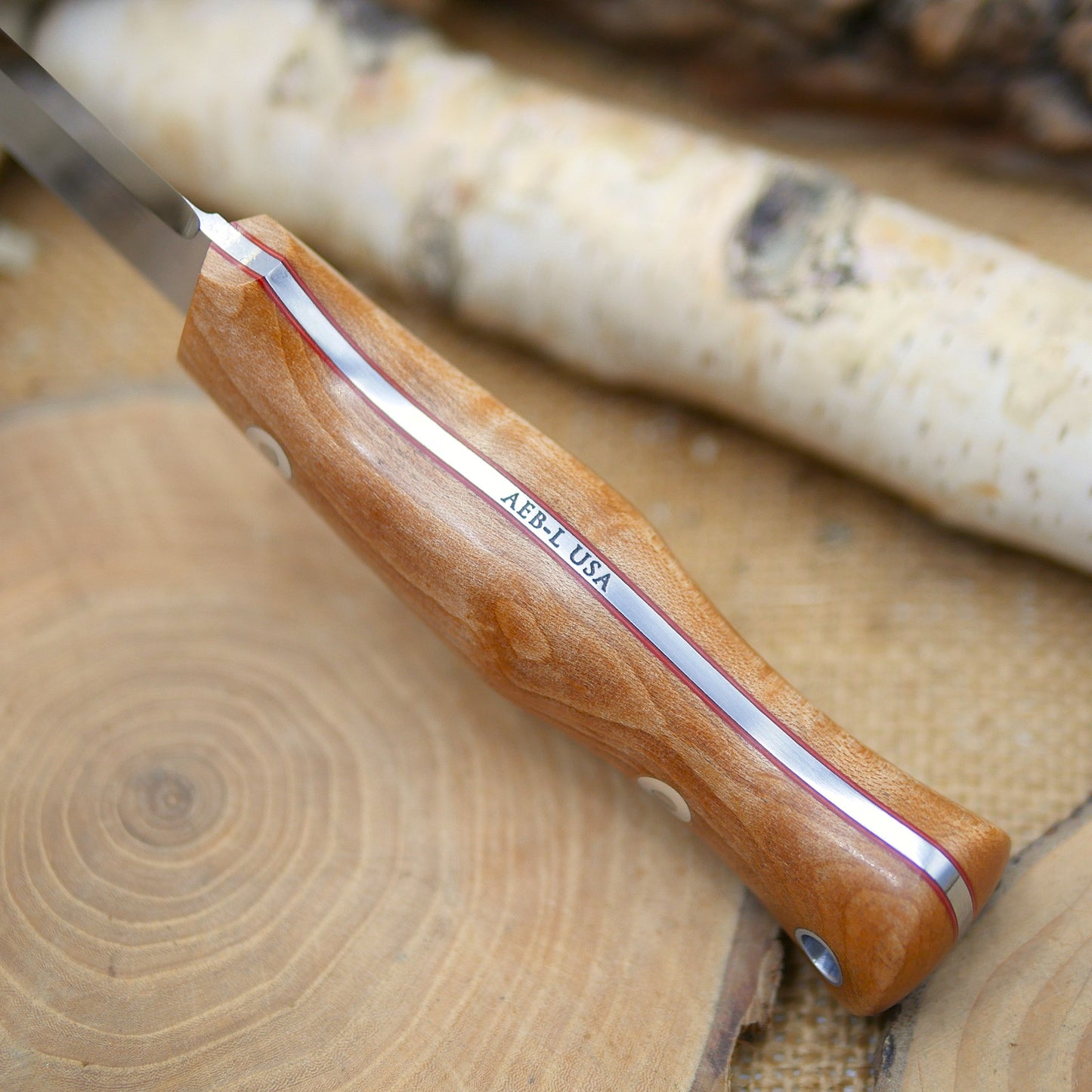 Mountaineer: Stabilized Maple & Cinnamon Red Liners