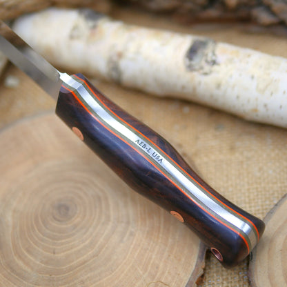 Explorer: Figured Walnut, Green Canvas & Orange Liners