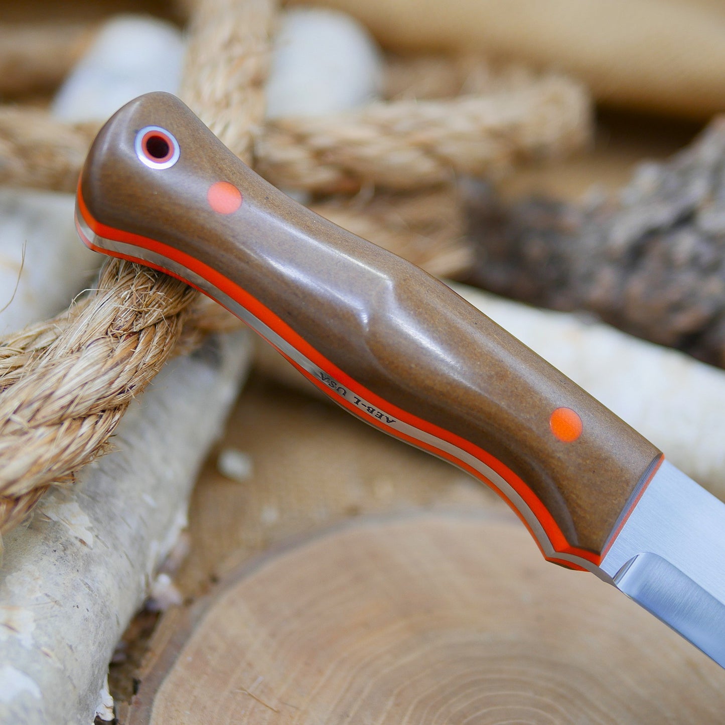 Explorer: Brown Richlite & Orange G10