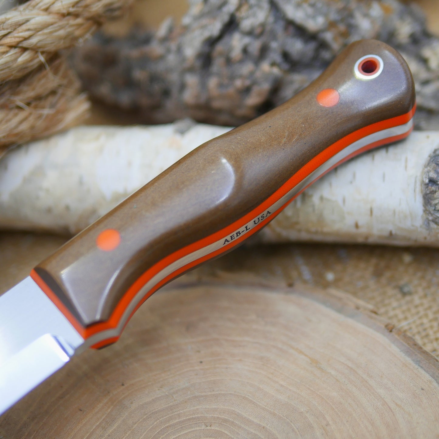 Explorer: Brown Richlite & Orange G10