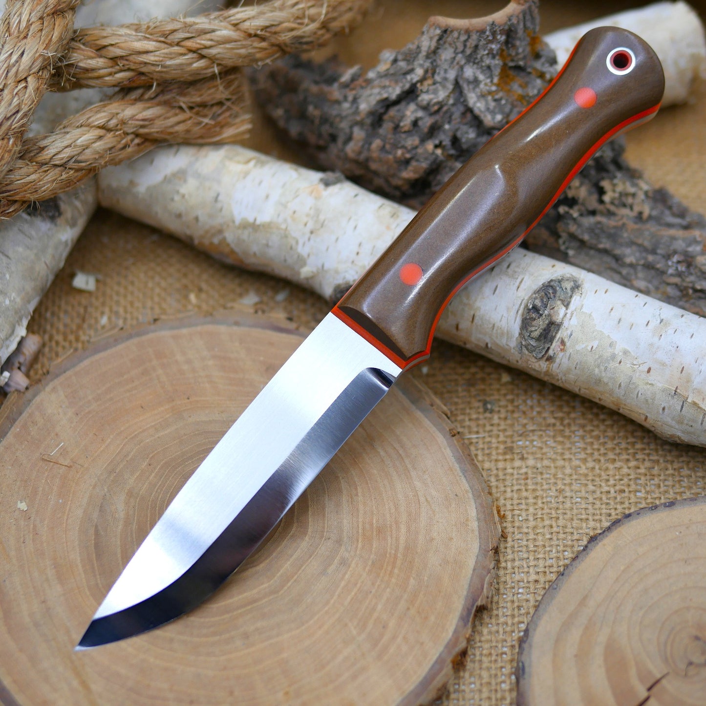 Explorer: Brown Richlite & Orange G10
