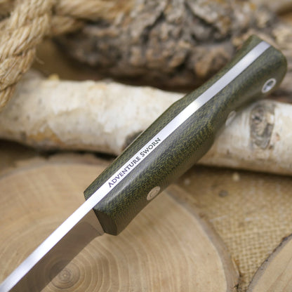 Huntsman: Green Canvas Micarta