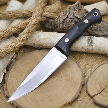 Tradesman: Ancient Bog Oak, Double Liners, Tapered Tang