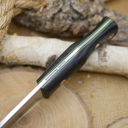 Tradesman: Ancient Bog Oak, Double Liners, Tapered Tang