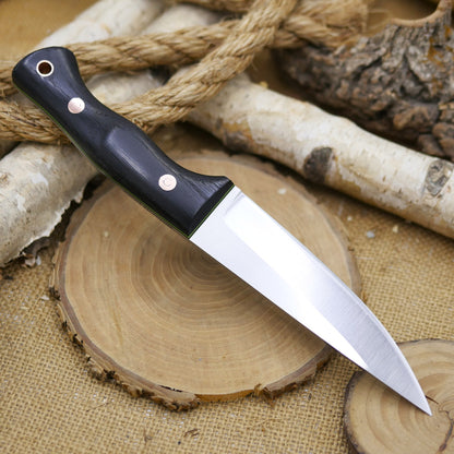 Tradesman: Ancient Bog Oak, Double Liners, Tapered Tang