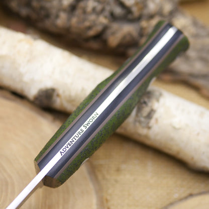 Explorer: OD Green Grip-Tec, Earth Brown & Black G10 Liners