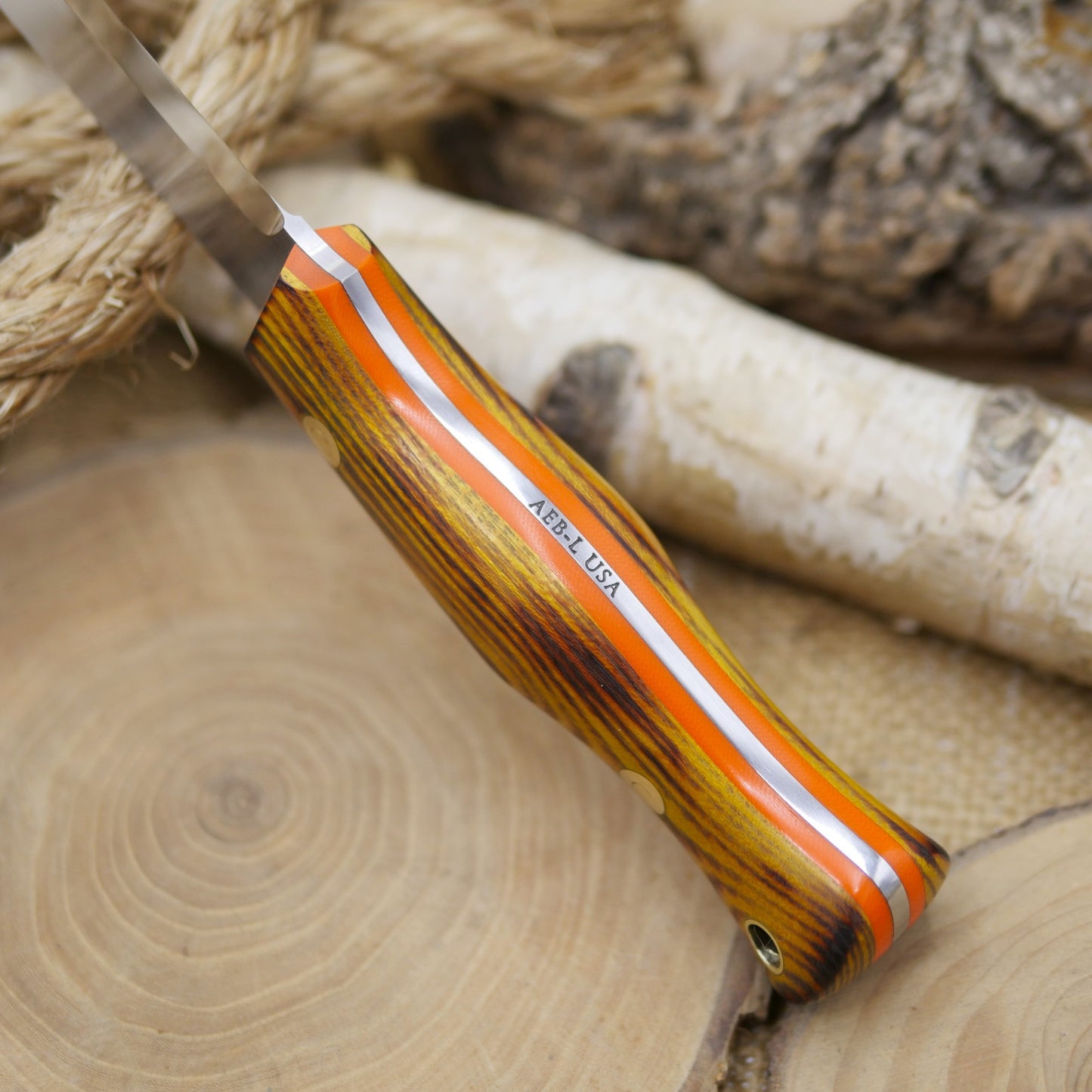 Explorer: Seared Osage Orange & Orange G10