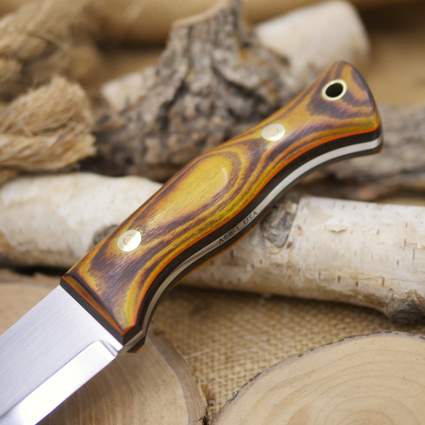 Tradesman: Seared Osage Orange, Green Canvas & Hunter Orange Liners