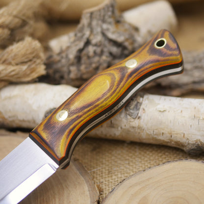 Tradesman: Seared Osage Orange, Green Canvas & Hunter Orange Liners