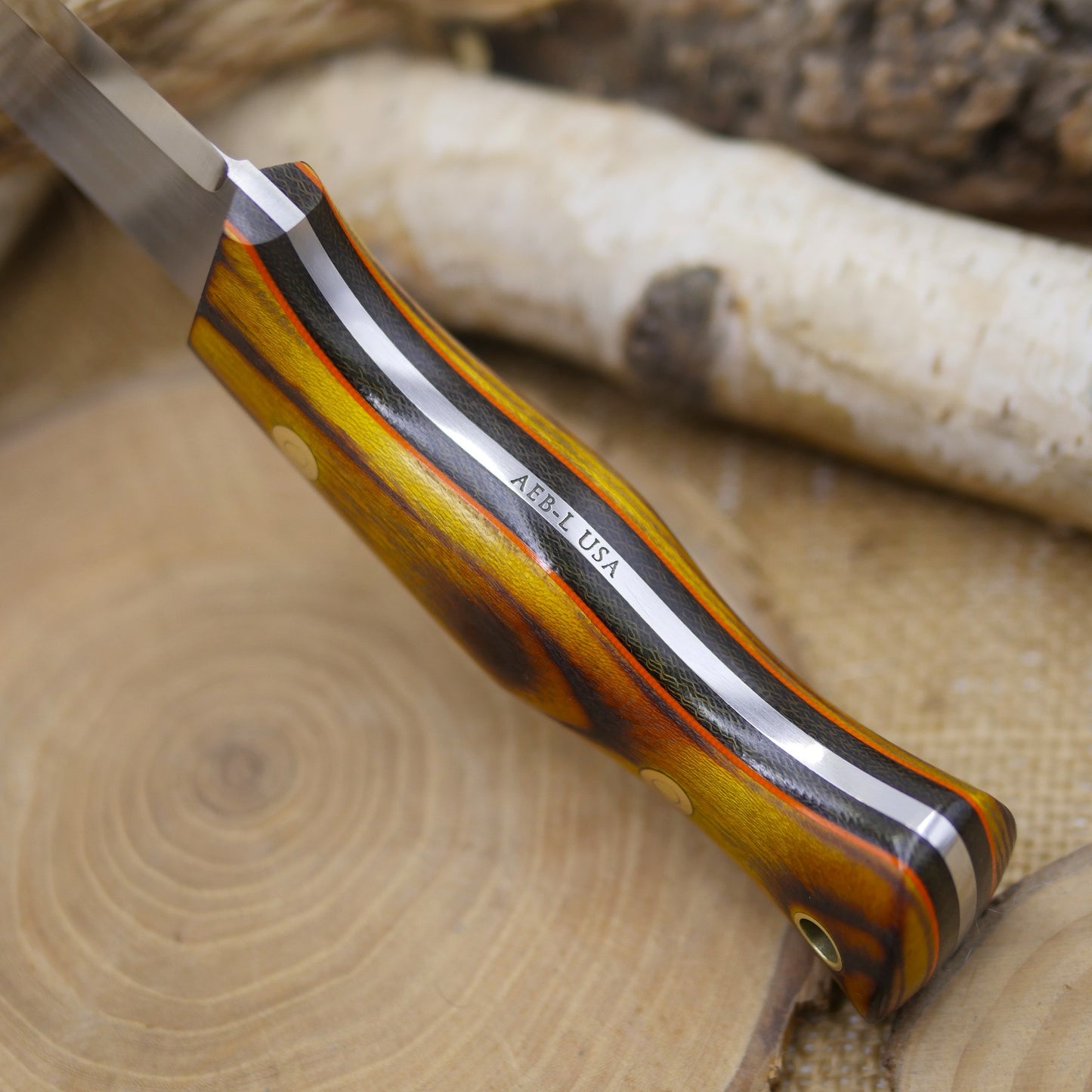 Tradesman: Seared Osage Orange, Green Canvas & Hunter Orange Liners