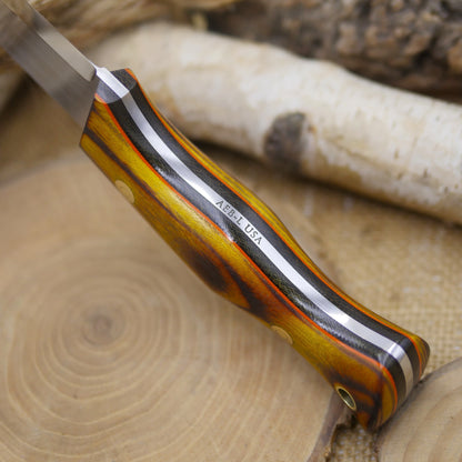 Tradesman: Seared Osage Orange, Green Canvas & Hunter Orange Liners