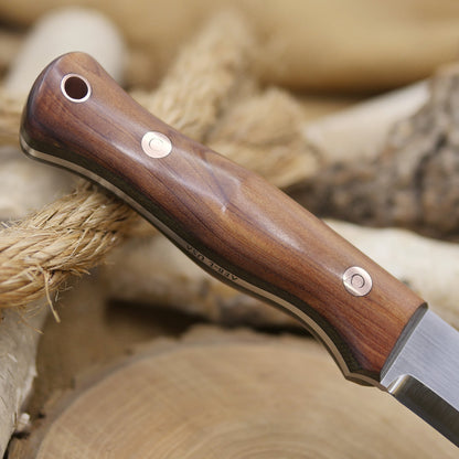 Explorer: Stabilized Cedar, Green Canvas Micarta