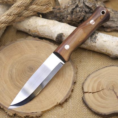 Explorer: Stabilized Cedar, Green Canvas Micarta