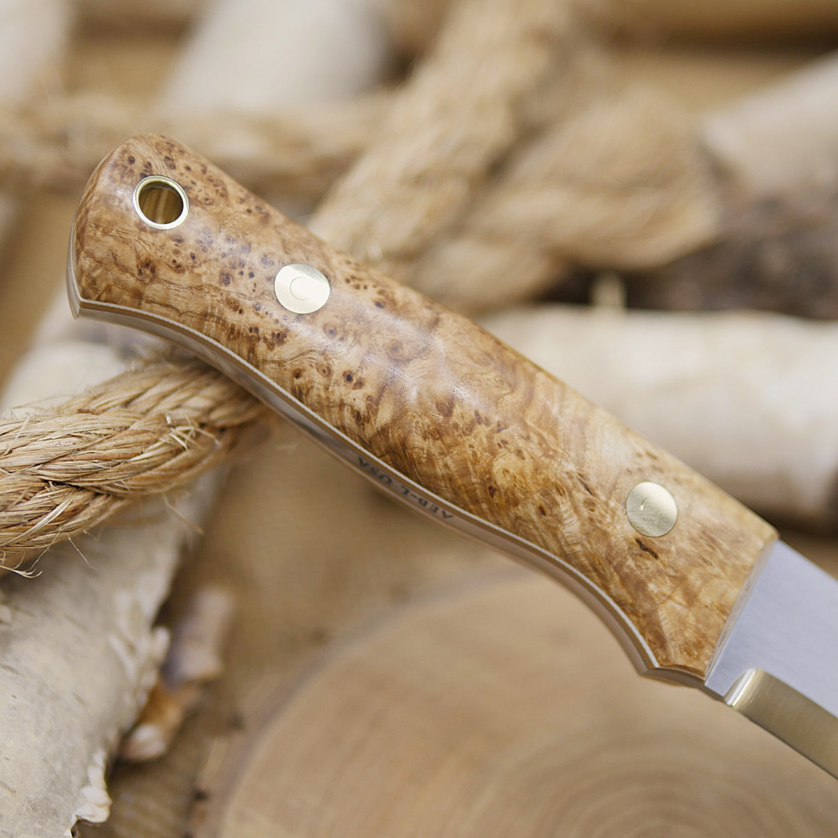 Classic: Black Ash Burl, Tan & White Liners