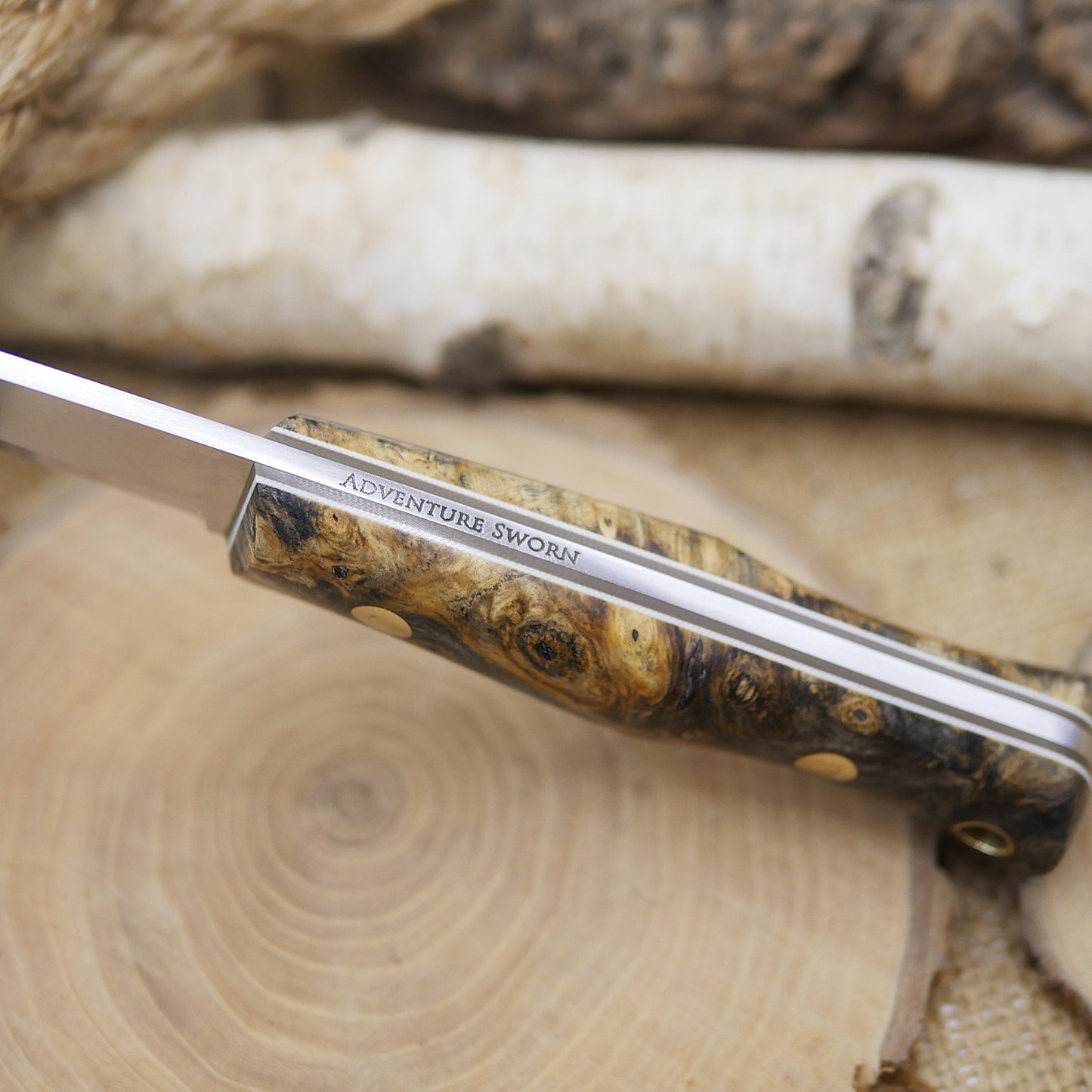Classic: Buckeye Burl, Earth Brown & White Liners