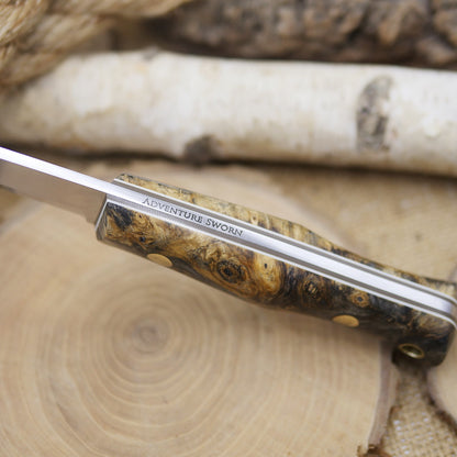 Classic: Buckeye Burl, Earth Brown & White Liners