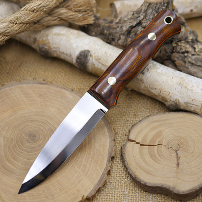 Classic: Ironwood, Green Canvas & Orange G10 liners