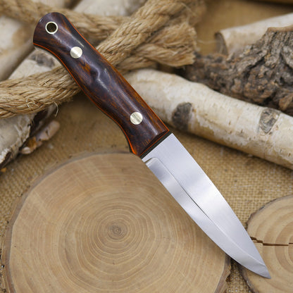 Classic: Ironwood, Green Canvas & Orange G10 liners