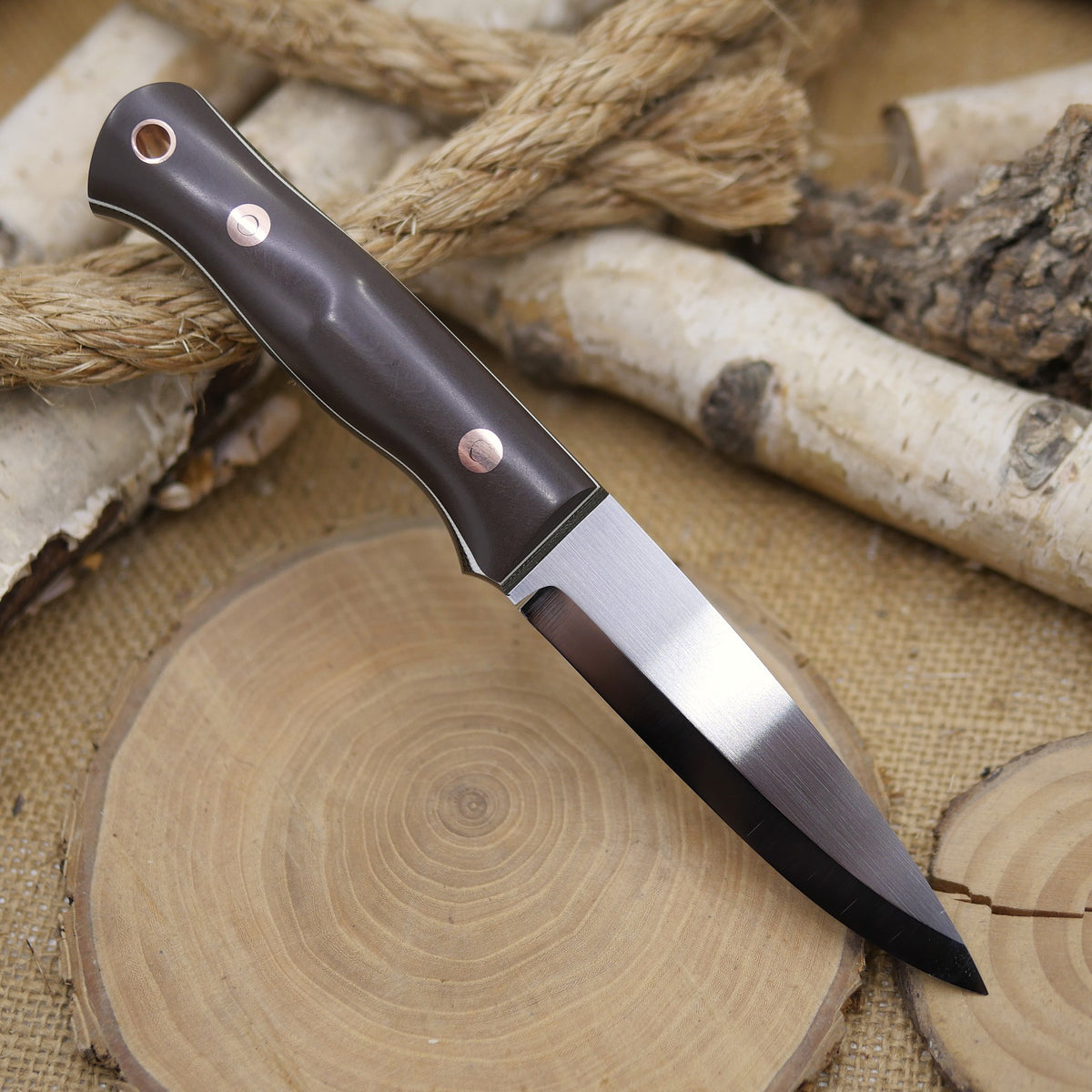 Classic: Rosedale Richlite, Green Canvas & White G10