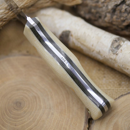 Mountaineer: Jute Micarta & Green Canvas Micarta