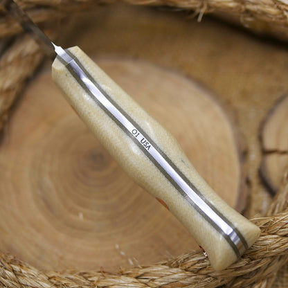 Mountaineer: Jute & OD Green Canvas Micarta