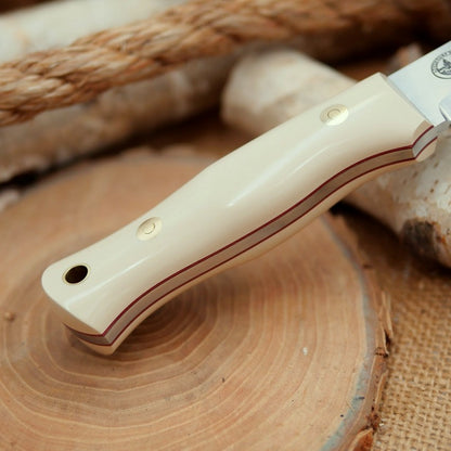 Classic: Ivory Paper Micarta, Cinnamon Liners