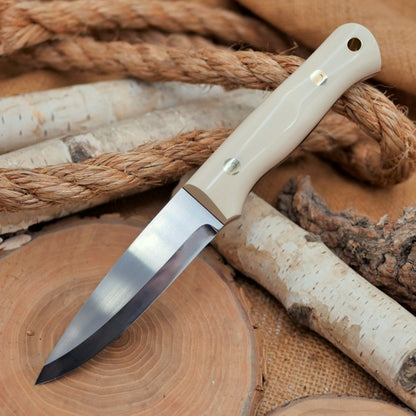 Classic: Ivory Paper Micarta, Cinnamon Liners