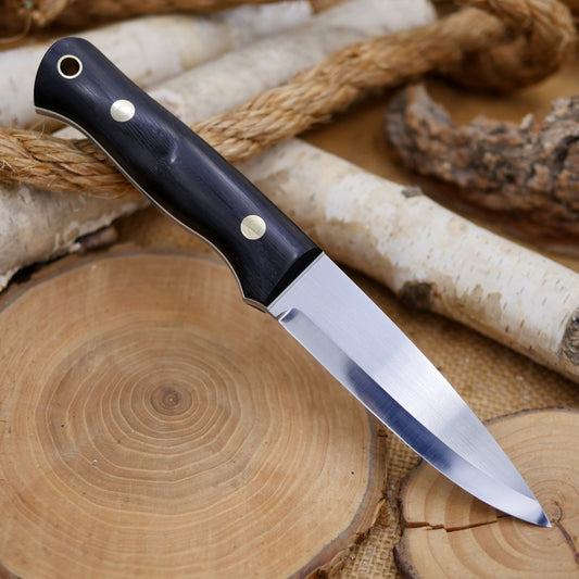 [In-Stock] Classic: Ancient Bog Oak & White G10