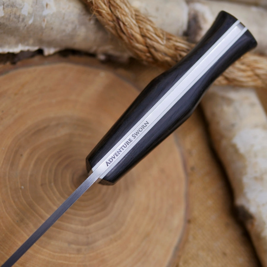 [In-Stock] Classic: Ancient Bog Oak & White G10