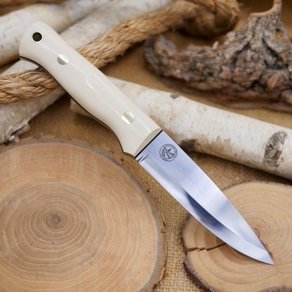 Classic: Ivory Paper Micarta, Black Liners